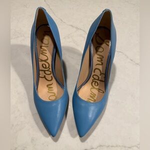 Sam Edelman Hazel Blue Pointed Toe Pump Heels - Size 9